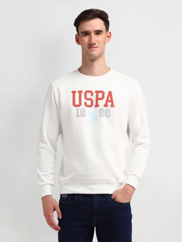 U.S. Polo Assn. Denim Co. - Men White Printed Sweatshirt