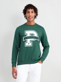 U.S. Polo Assn. Denim Co. - Men Green Printed Sweatshirt