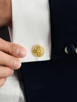ORIONZ - Square Halo Studded Cufflinks for Him