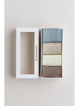 H&M - Unisex Multi-Color 4-Pack Wool-Blend Socks