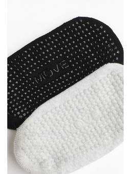 H&M - Girls Multi-Color 2-Pack Ballet Grip Socks