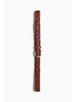 H&M - Men Brown Braided Leather Belt