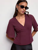Burgundy color option