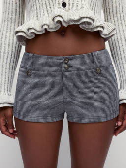 Cider - This Year's Crush Women's Regular Fit Shorts Navy Blue