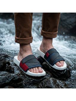 Chupps - Men Grey Kross Sliders