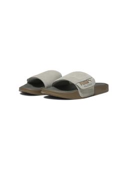 Puma - Unisex Grey Leadcat 2.0 Palermo Foil Sliders