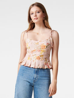 Forever New - Monique Pleat Floral Bustier