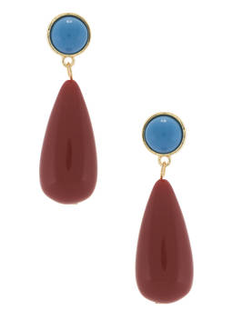 Casa Clara - Women's Acrylic Stone Drop Earrings Multi-Color