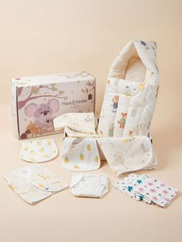 Haus & Kinder - Jungle Joy Essential Gift Box for Newborn Baby (0-1 Years) (Pack of 10)