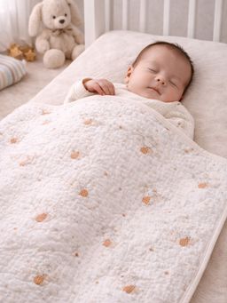 Little Surprise Box - Berry Woolandsoft Quilted Cotton Winter Wrapper (0-8 Years)
