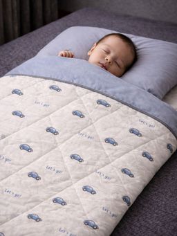 Little Surprise Box - Grey Carsoft Cotton Winter Wrapper (0-8 Years)