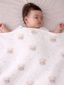 Little Surprise Box - Superhero Elephantsoft Quilted Cotton Winter Wrapper (0-8 Years)