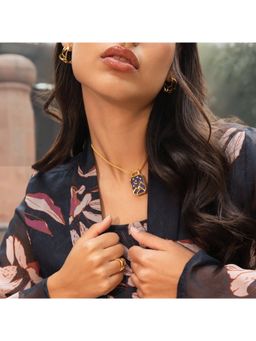 She Ela Jewel - Gold Nightfall Starry Moon Chain