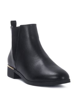 London Rag - Solid Black Chelsea Boots