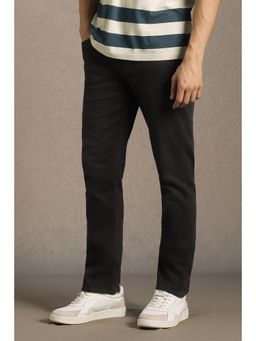 Louis Philippe - Men Black Mid Slim Fit Jeans