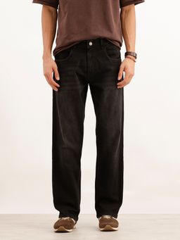 WROGN - Black Solid Anti Fit Denim Jeans