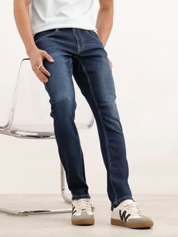 WROGN - Blue Faded Slim Fit Denim Jeans
