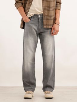 WROGN - Grey Faded Anti Fit Denim Jeans