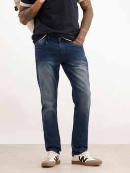 WROGN - Blue Washed Slim Fit Denim Jeans