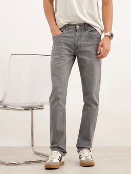 WROGN - Grey Faded Slim Fit Denim Jeans