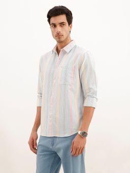 WROGN - Multi-Color Classic Regular Fit Full Sleeve Shirt