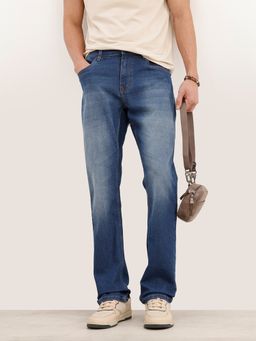WROGN - Blue Faded Regular Fit Denim Jeans