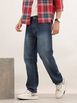 WROGN - Blue Faded Anti Fit Denim Jeans
