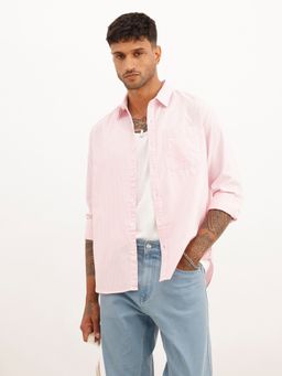 WROGN - Pink Slim Fit Gingham Checkered Shirt