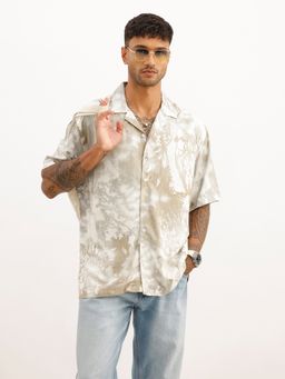 WROGN - Green Classic Resort Fit Aop Shirt