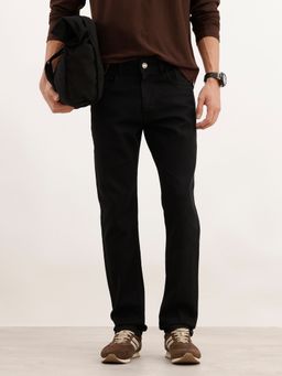 WROGN - Black Solid Slim Fit Denim Jeans
