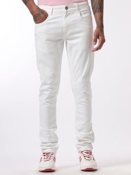 WROGN - White Tapered Slim Fit Jeans
