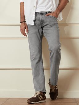 WROGN - Grey Washed Straight Fit Jeans