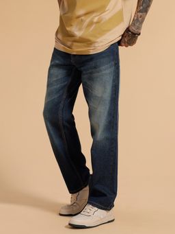 WROGN - Blue Heavy Fade Anti Fit Jeans
