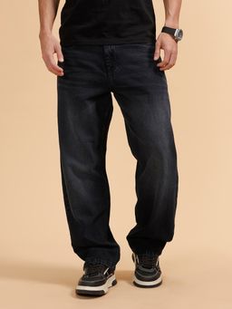 WROGN - Black Casual Loose Fit Jeans
