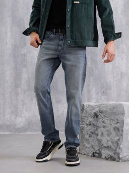 WROGN - Blue Heavy Fade Straight Fit Jeans