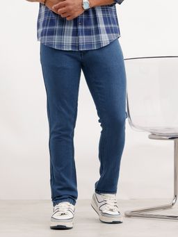 WROGN - Blue Faded Slim Fit Denim Jeans