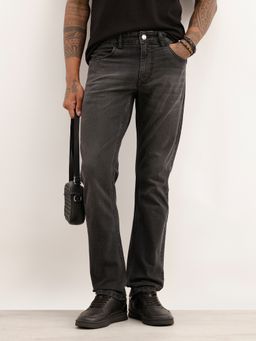 WROGN - Grey Faded Slim Fit Denim Jeans