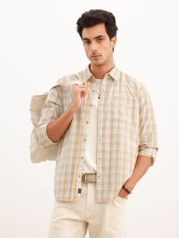 WROGN - Beige Classic Regular Fit Shirt