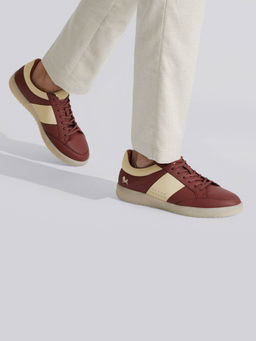Neeman's - Mens Maroon City Strides Sneakers