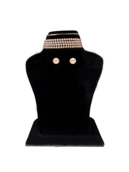 Sri Jagdamba Pearls - Treasure Pink Pearl Choker Necklace Set