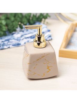 Voncasa - Ceramic Long-Lasting Stone Finish Shampoo Dispenser For Bathroom