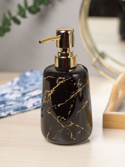 Voncasa - Ceramic Stone Finish Durable Handwash Bottle For Wash Basin