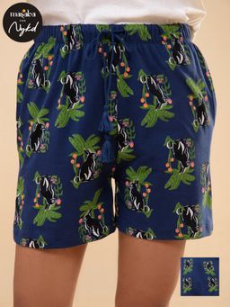 Nykd by Nykaa - Cotton Shorts - Palm Rabbit NYS082