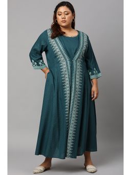 W - Teal Polka Dots Jumpsuit