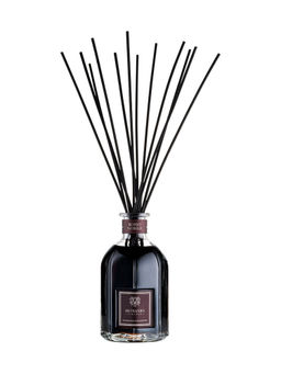 Dr. Vranjes Firenze - Dr.Vranjes Firenze Rosso Nobile 500 ml Glass Bottle Collection with Black Rattan Sticks (Nr.12-H.40)