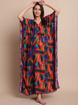 Secret Wish - Multicolour Printed Maternity Kaftan
