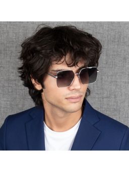 TED SMITH - Iconic Square Polarized Grey Graded Sunglasses for Mens Womens