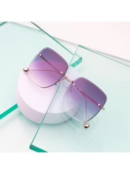 TED SMITH - Iconic Square Uv Protection Grey Graded Sunglasses for Mens Womens