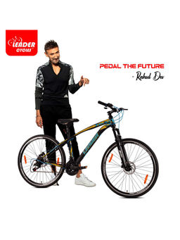 Leader Cycles - Leader 700C 21Speed Hybrid City Cycle with Dual Disc Brake and Front Suspension Ideal for 12+ Years