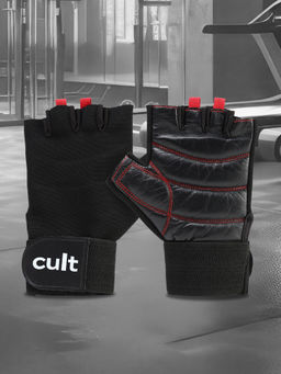 CULT - Workout Gym Gloves - Black/Red